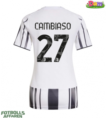 Juventus Andrea Cambiaso #27 Hemmatröja Kvinnor 2025-26 Kortärmad
